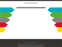 Tablet Screenshot of bodybuidling.com
